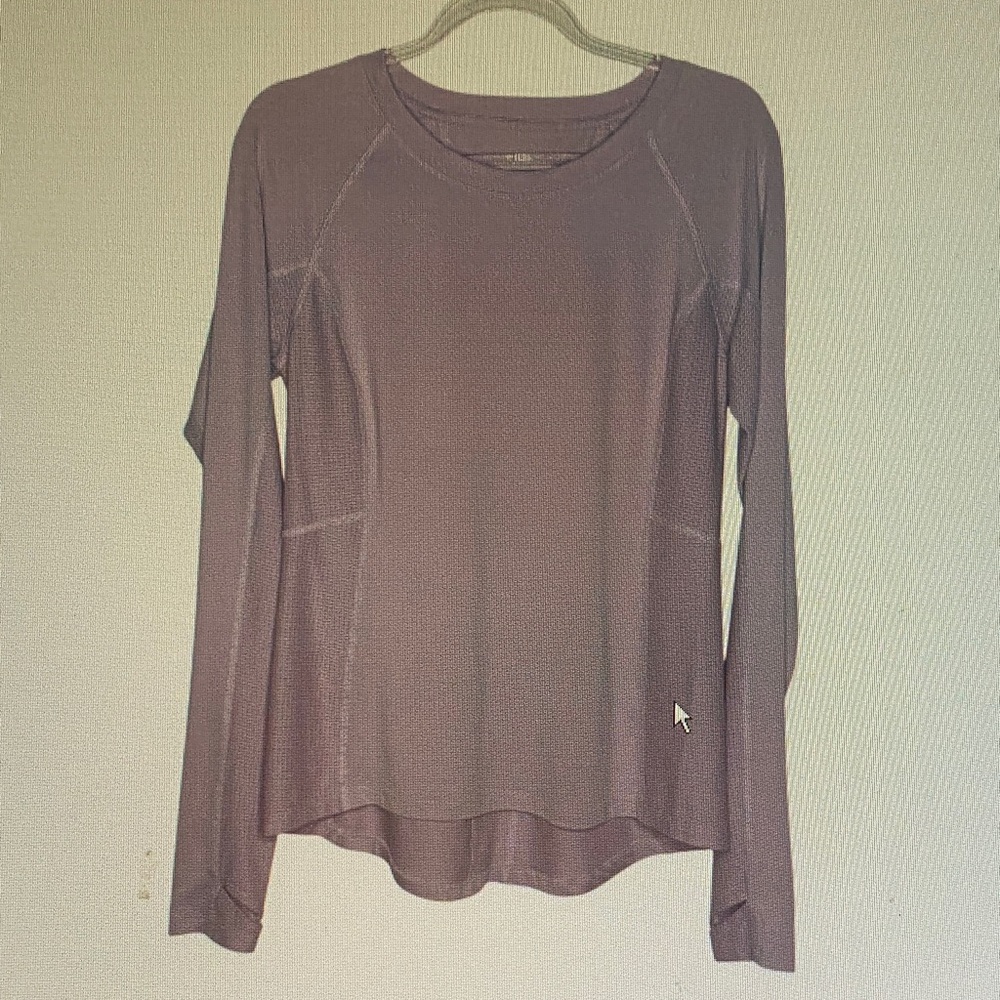 Women's Long Sleeve Performance Top - Dusty Mauve